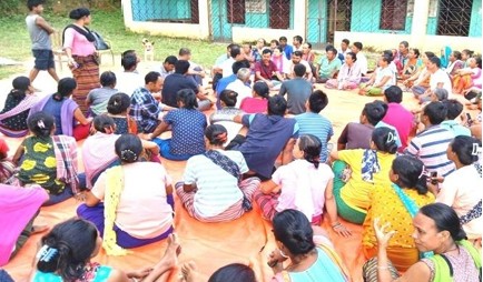 Community Meeting at Padmabil, Khowai district